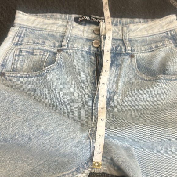 Social Tourist two tone Flared Women's Jeans size 26R - Picture 7 of 10